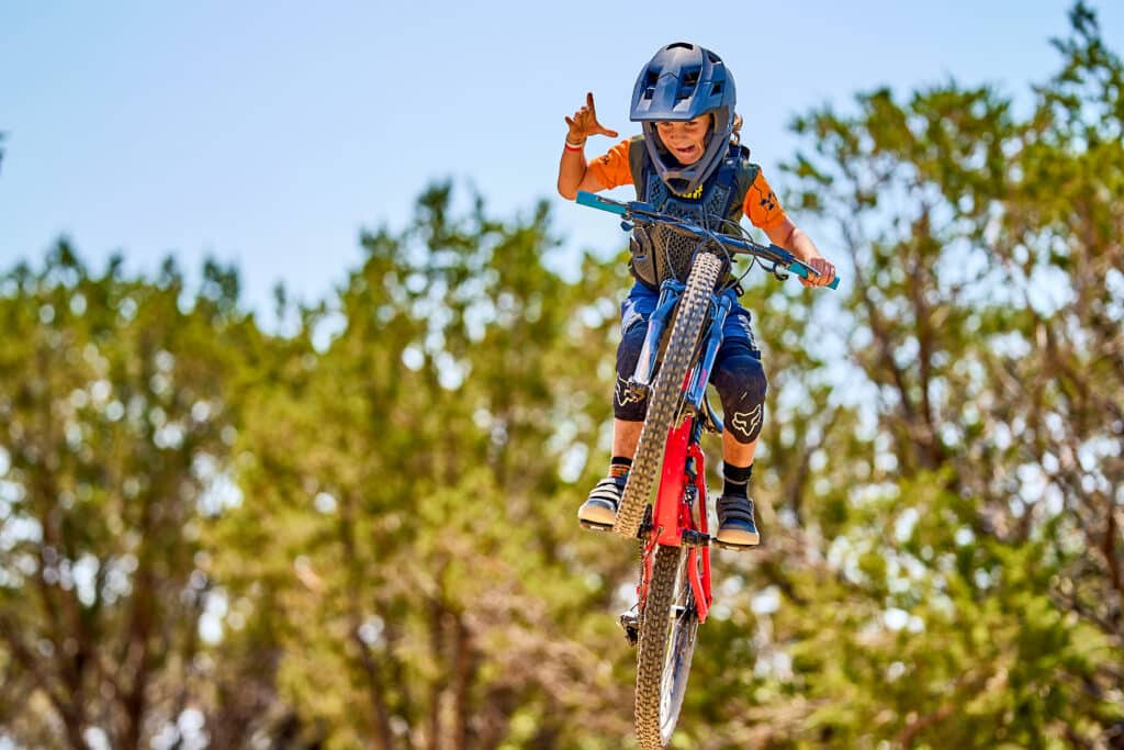 Power Kids Ride FREE at Spider Mountain Bike Park